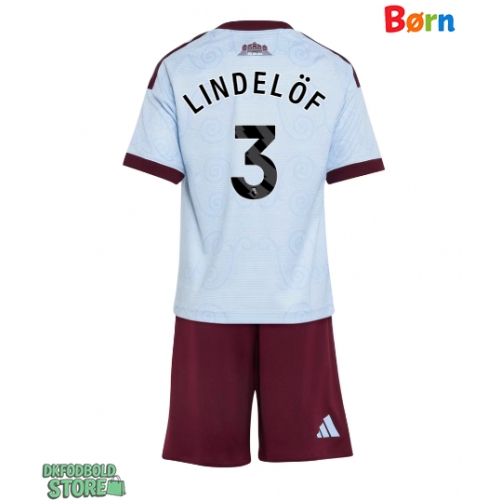 Aston Villa Victor Lindelof #3 Replika Babytøj Tredje sæt Børn 2026-27 Kortærmet (+ Korte bukser)